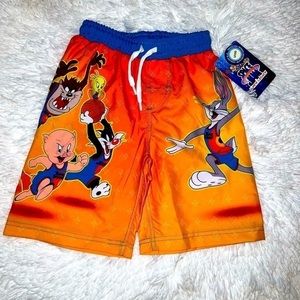 𝅺space JAM UPF-50+ Bathing Suit Swim Trunks Boys Sz 5-6